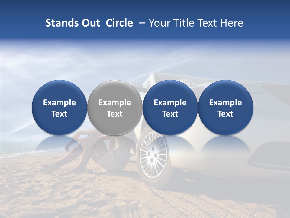 Way Beach Street PowerPoint Template