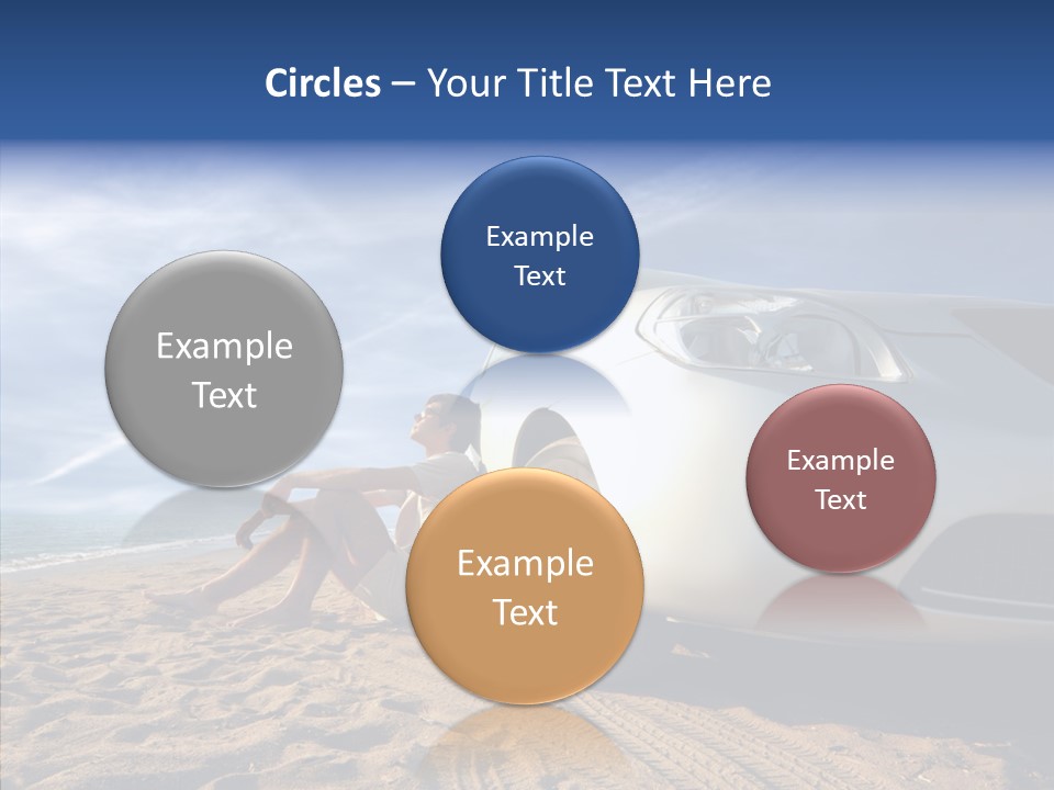 Way Beach Street PowerPoint Template