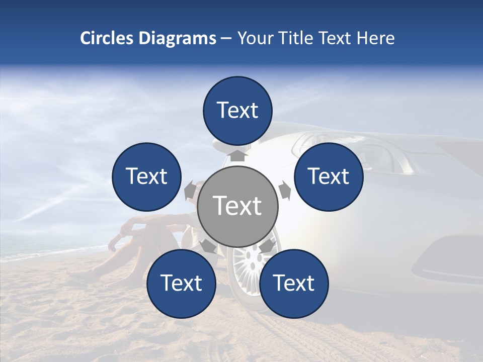 Way Beach Street PowerPoint Template