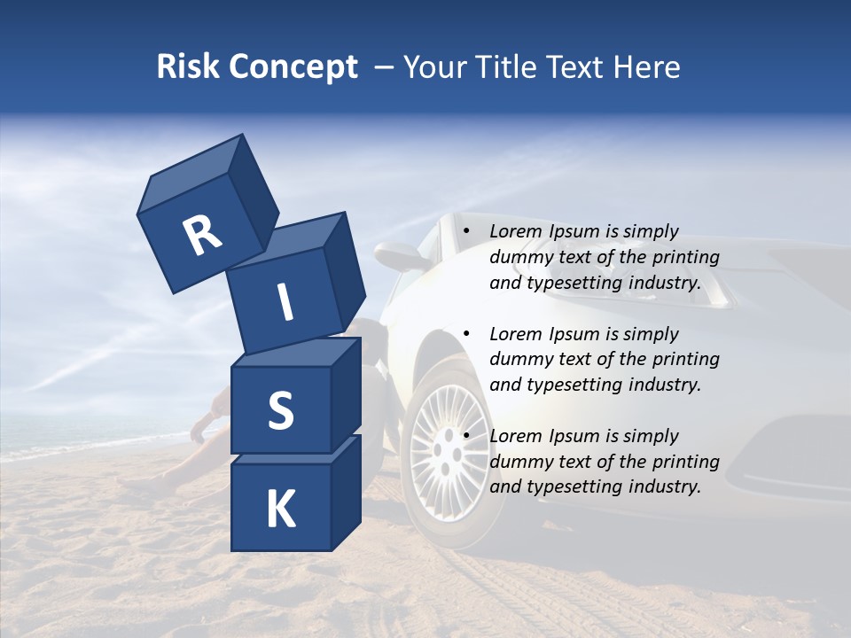 Way Beach Street PowerPoint Template