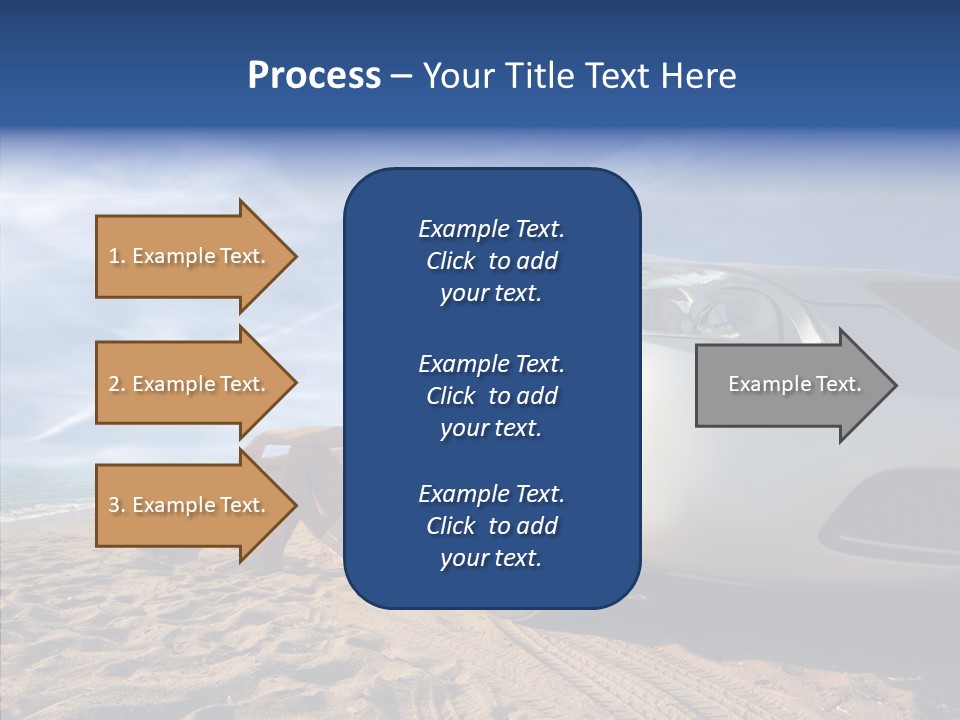 Way Beach Street PowerPoint Template