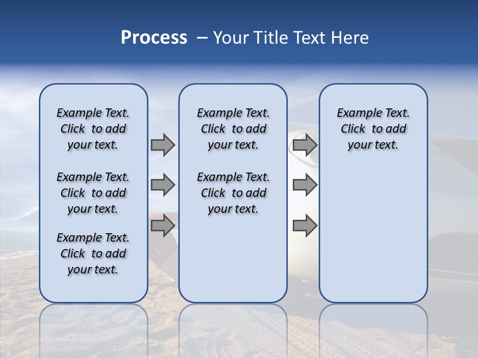 Way Beach Street PowerPoint Template