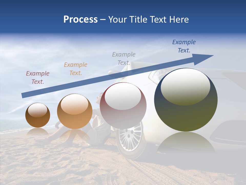 Way Beach Street PowerPoint Template