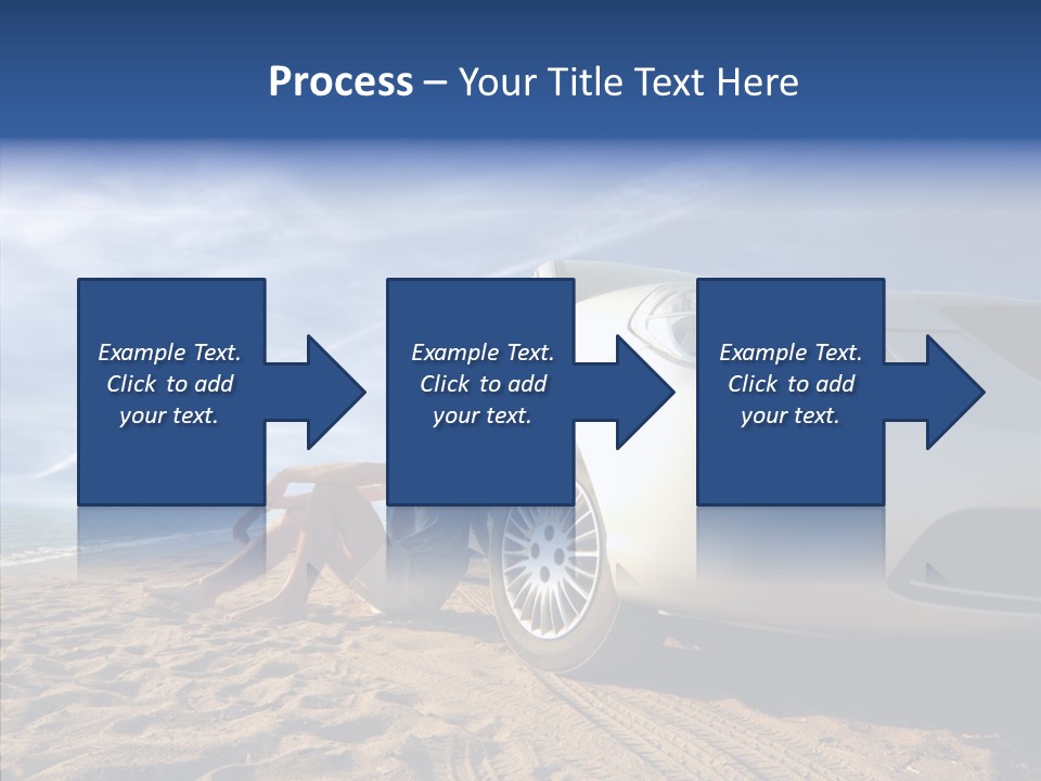 Way Beach Street PowerPoint Template