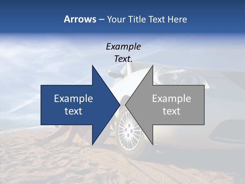 Way Beach Street PowerPoint Template