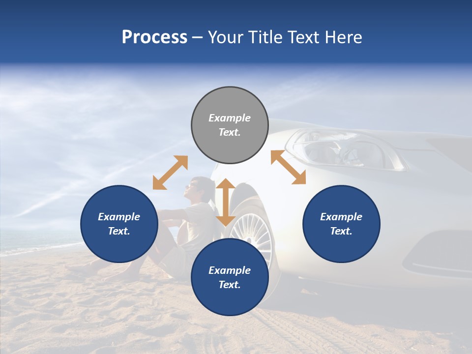 Way Beach Street PowerPoint Template