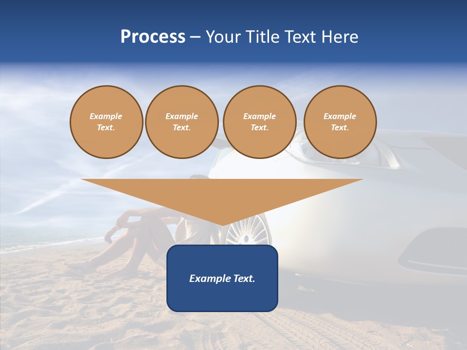 Way Beach Street PowerPoint Template