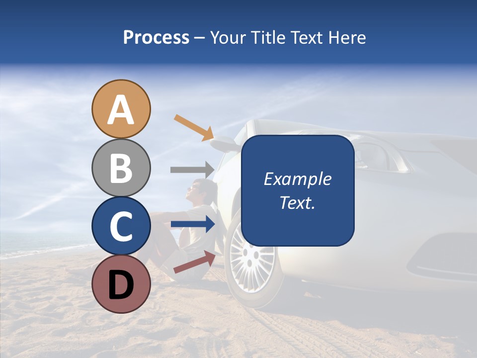 Way Beach Street PowerPoint Template