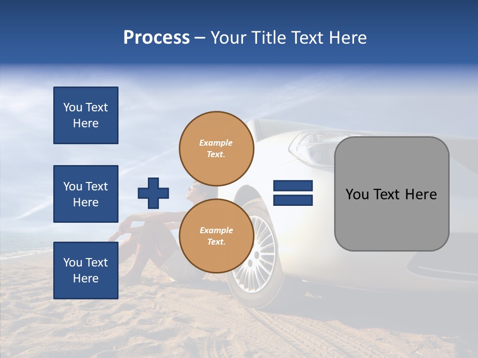 Way Beach Street PowerPoint Template