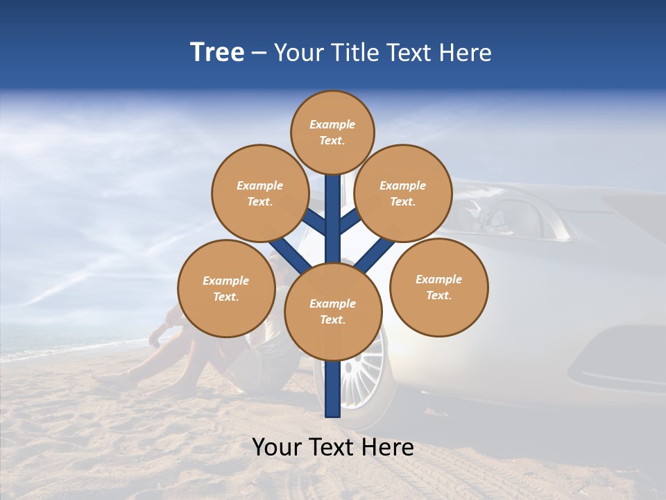 Way Beach Street PowerPoint Template