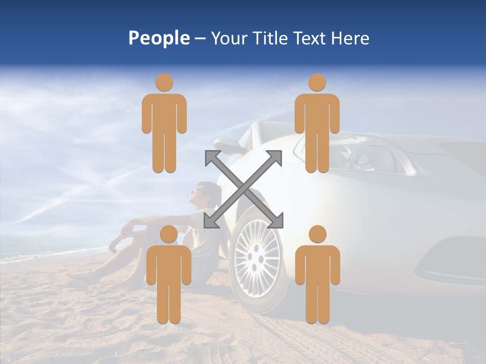 Way Beach Street PowerPoint Template