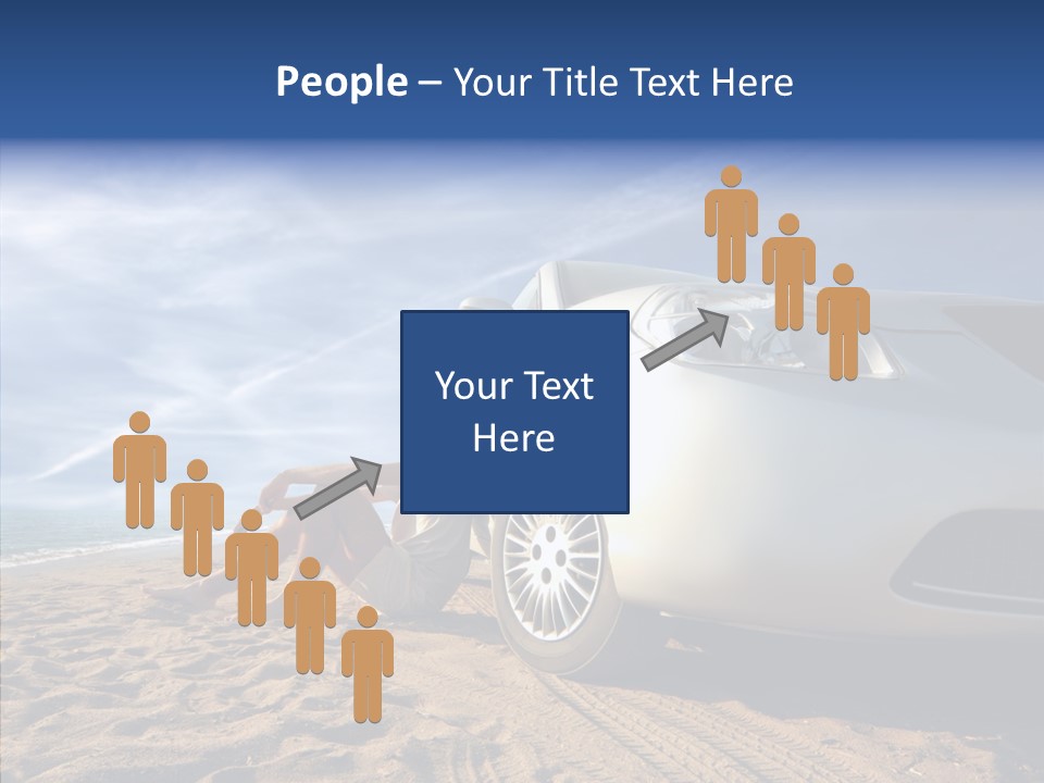 Way Beach Street PowerPoint Template