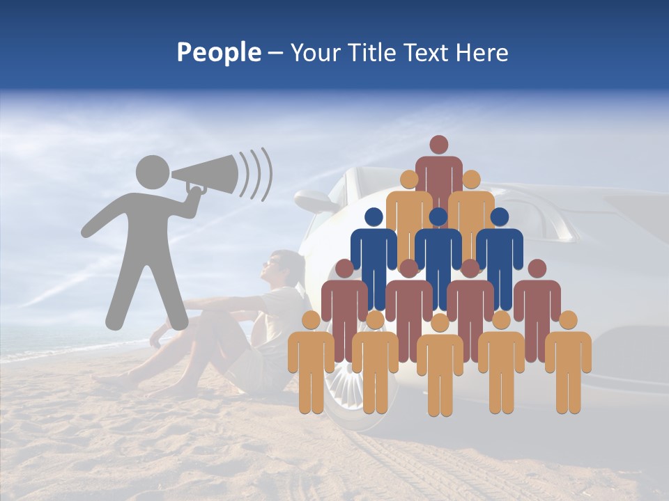 Way Beach Street PowerPoint Template