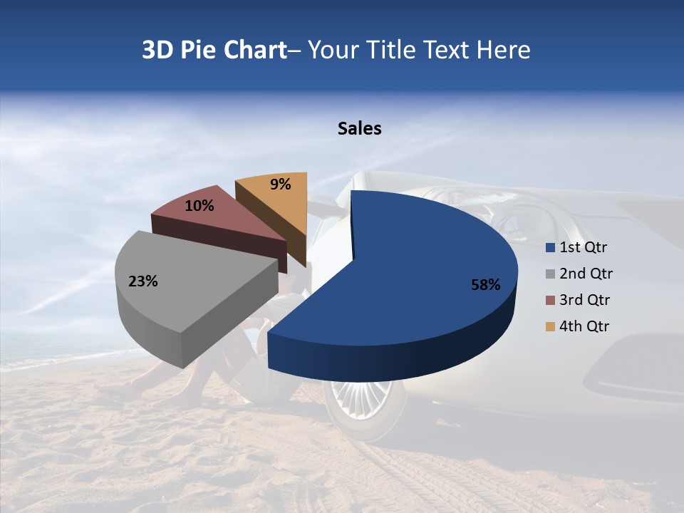 Way Beach Street PowerPoint Template