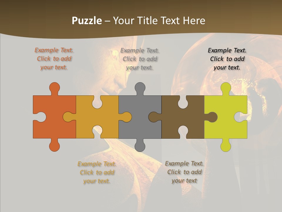 Stunning Future Anime Hero PowerPoint Template