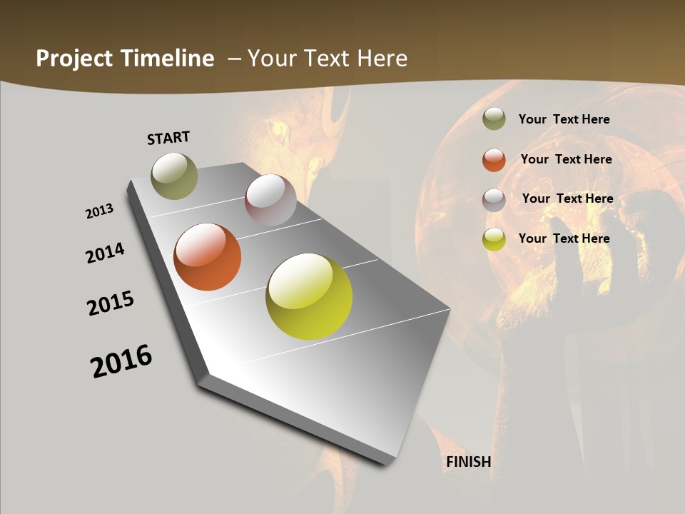 Stunning Future Anime Hero PowerPoint Template