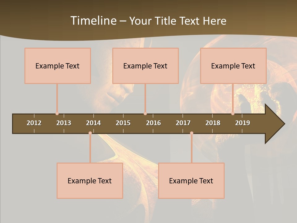 Stunning Future Anime Hero PowerPoint Template