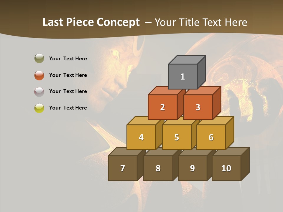 Stunning Future Anime Hero PowerPoint Template