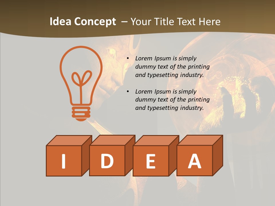 Stunning Future Anime Hero PowerPoint Template