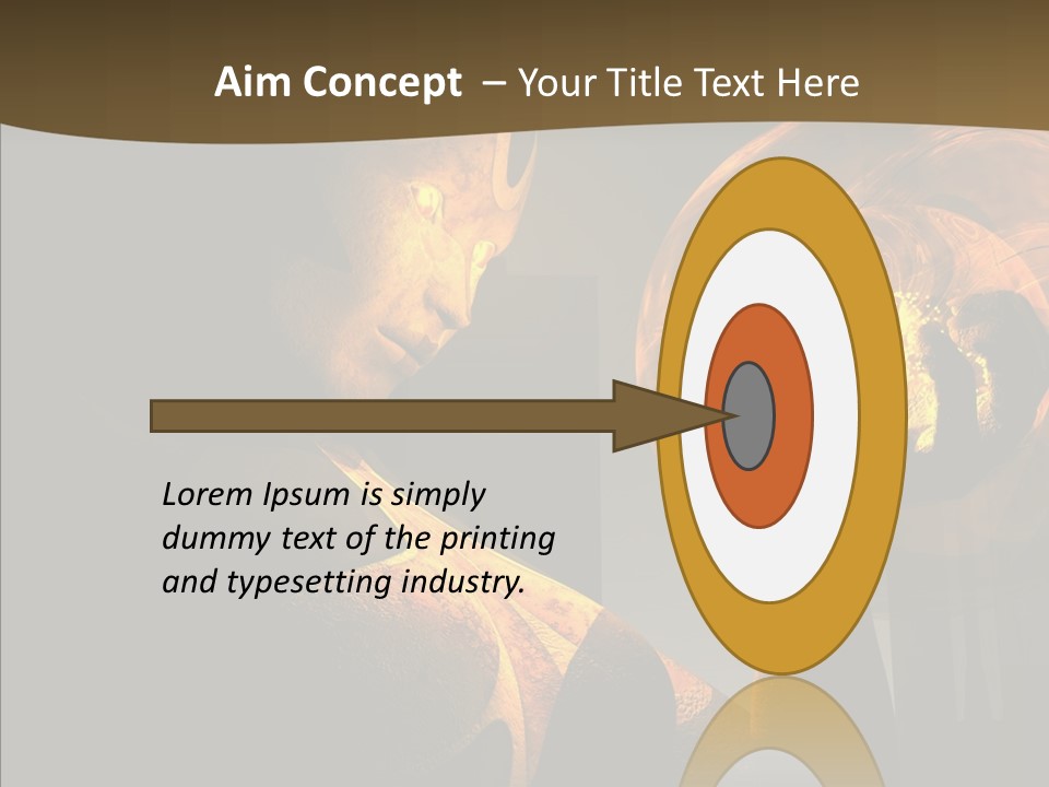 Stunning Future Anime Hero PowerPoint Template