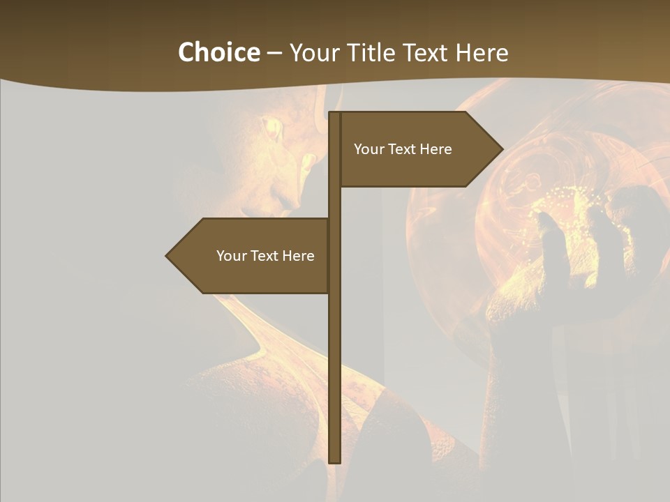 Stunning Future Anime Hero PowerPoint Template
