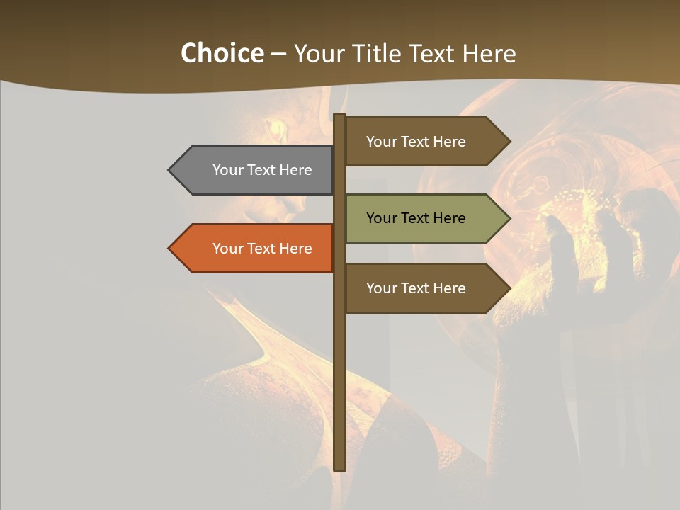 Stunning Future Anime Hero PowerPoint Template