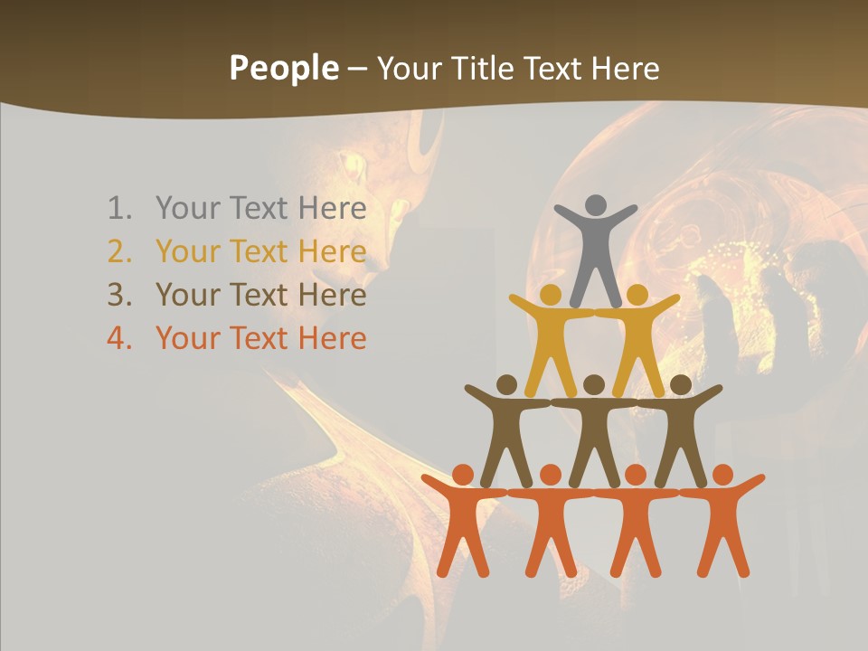 Stunning Future Anime Hero PowerPoint Template