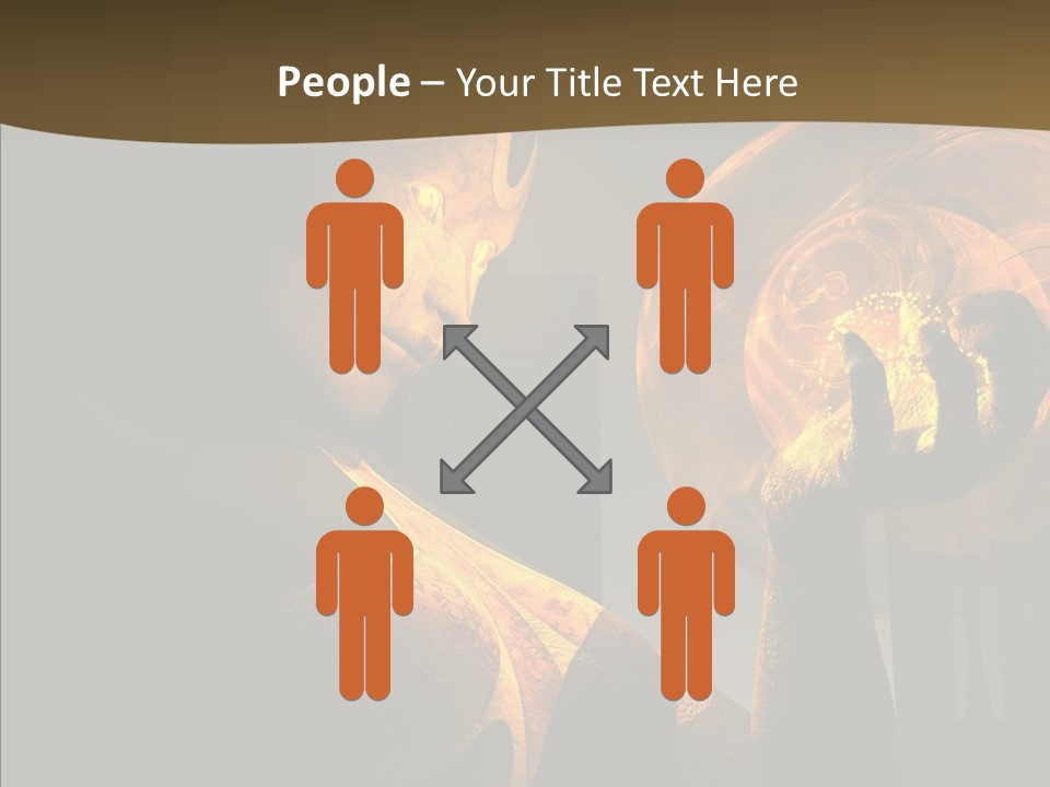 Stunning Future Anime Hero PowerPoint Template