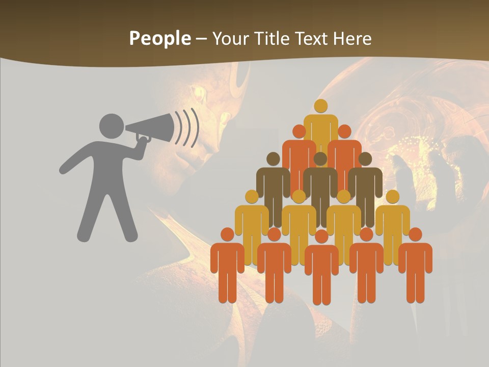 Stunning Future Anime Hero PowerPoint Template