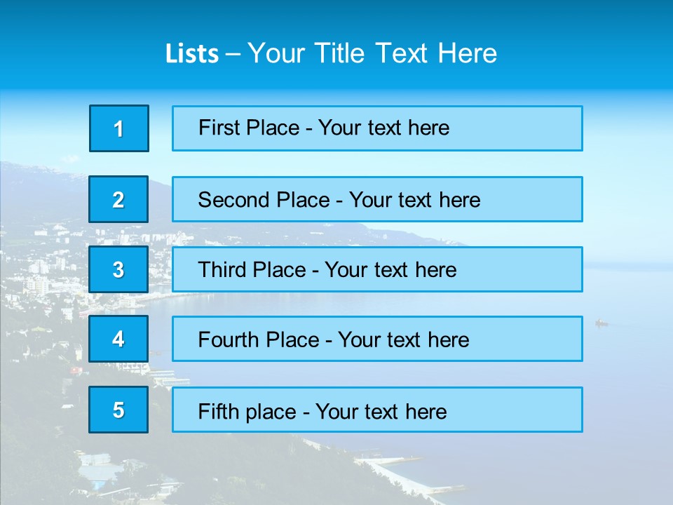 Fantasy Scenic Summer PowerPoint Template