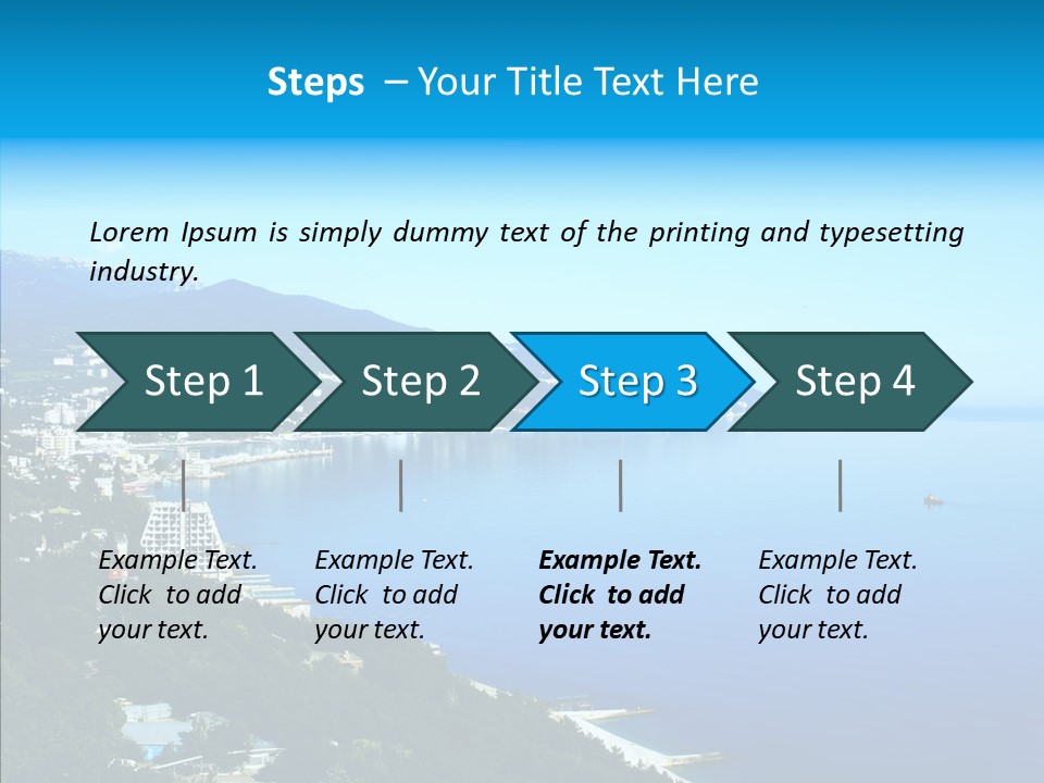 Fantasy Scenic Summer PowerPoint Template