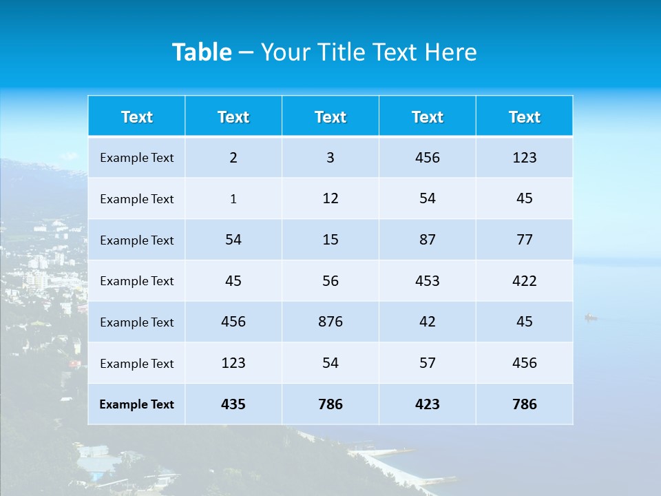 Fantasy Scenic Summer PowerPoint Template