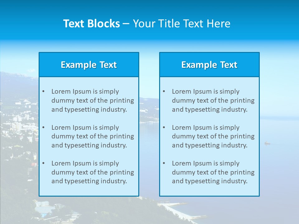 Fantasy Scenic Summer PowerPoint Template