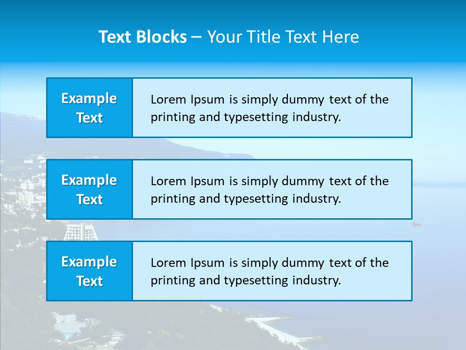 Fantasy Scenic Summer PowerPoint Template