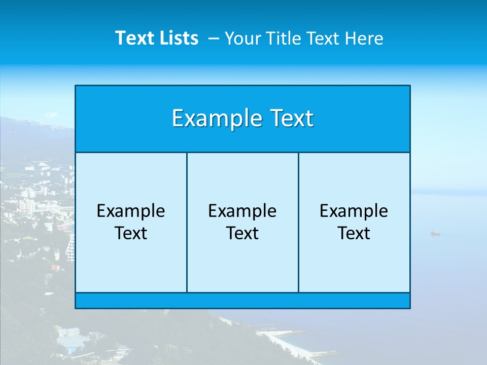 Fantasy Scenic Summer PowerPoint Template