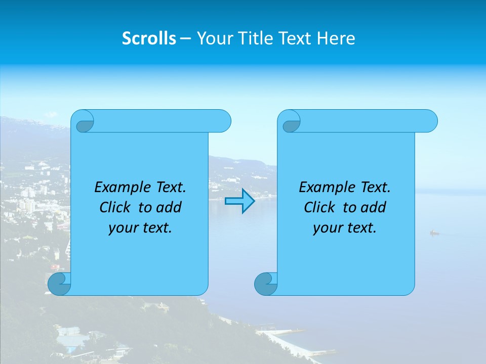 Fantasy Scenic Summer PowerPoint Template