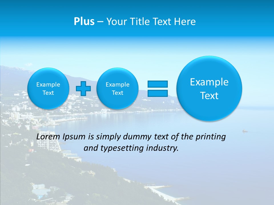 Fantasy Scenic Summer PowerPoint Template