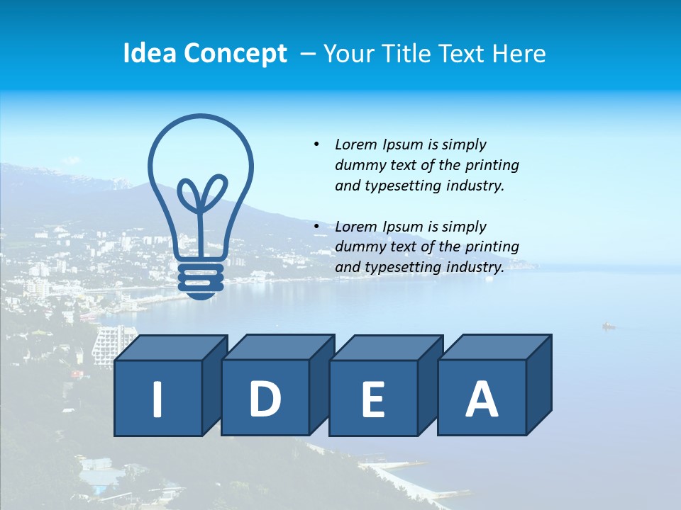 Fantasy Scenic Summer PowerPoint Template