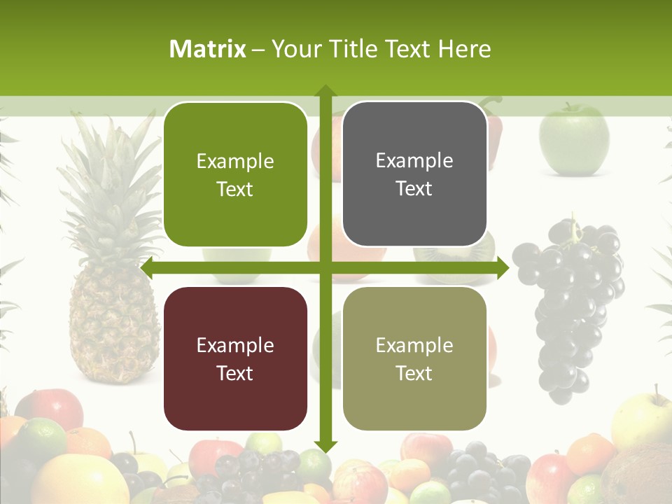 Natural Composition Tomato PowerPoint Template
