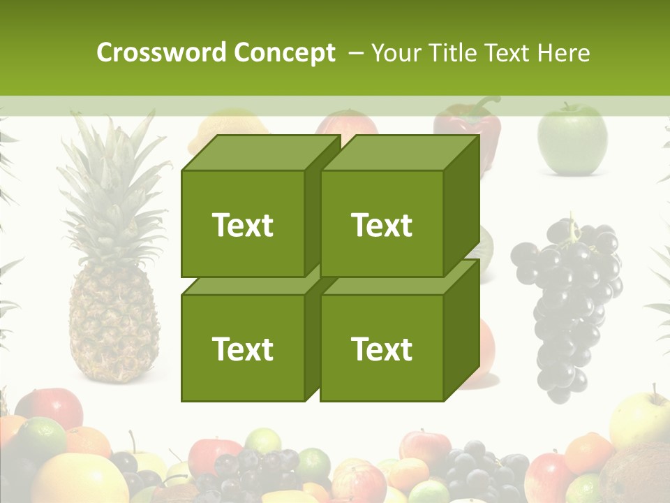 Natural Composition Tomato PowerPoint Template