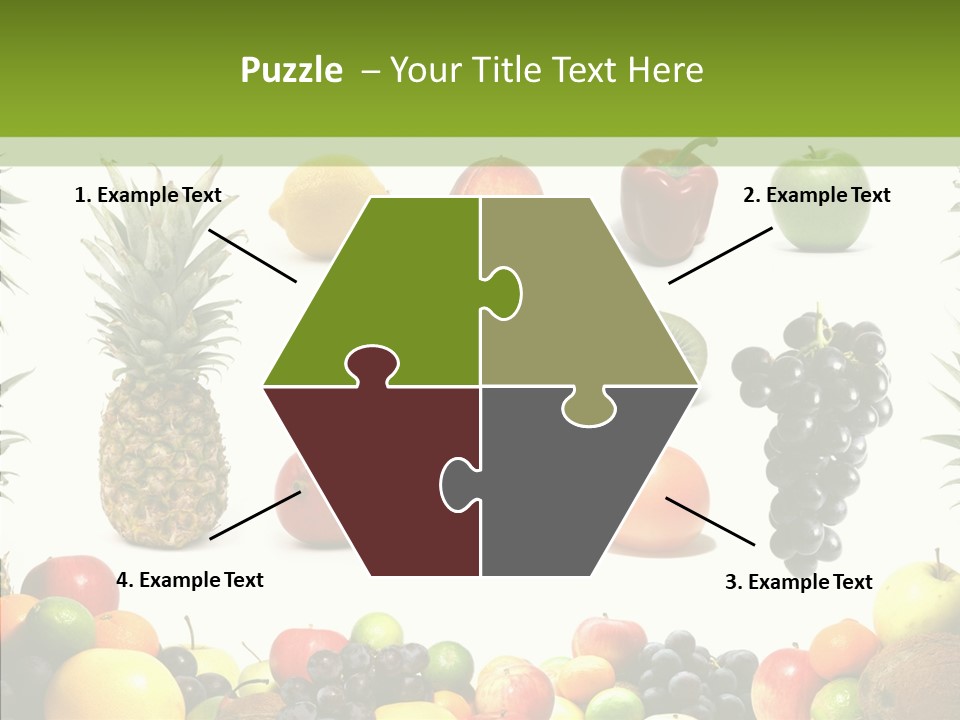 Natural Composition Tomato PowerPoint Template