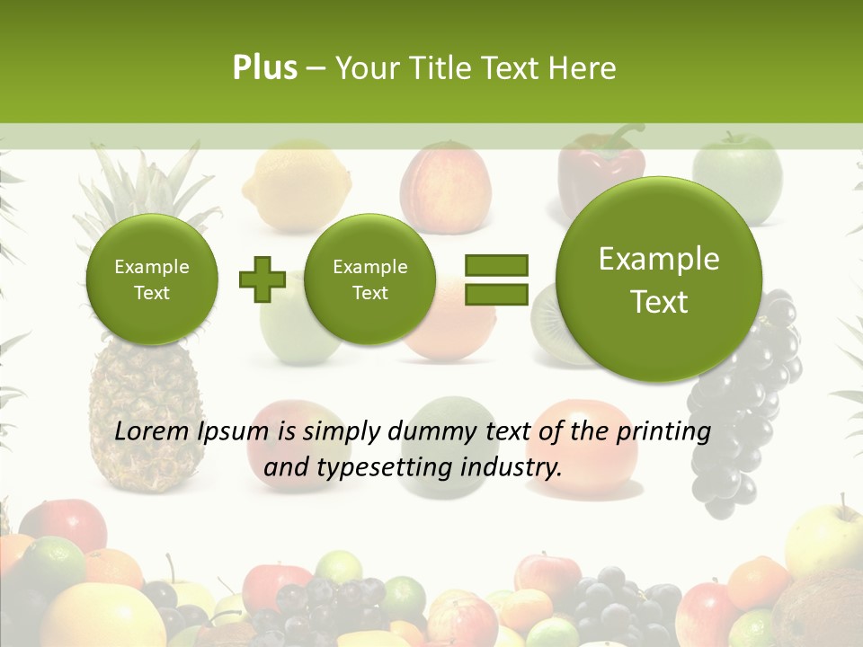 Natural Composition Tomato PowerPoint Template
