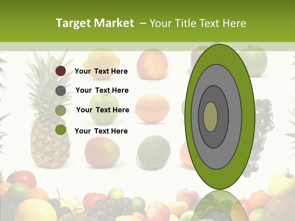 Natural Composition Tomato PowerPoint Template