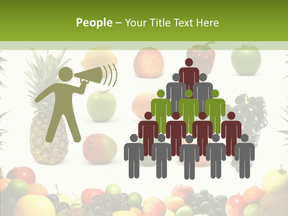 Natural Composition Tomato PowerPoint Template