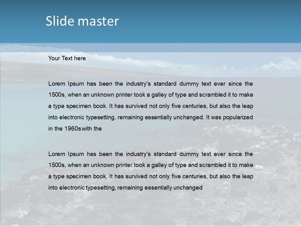 Sand Kea Aloha PowerPoint Template