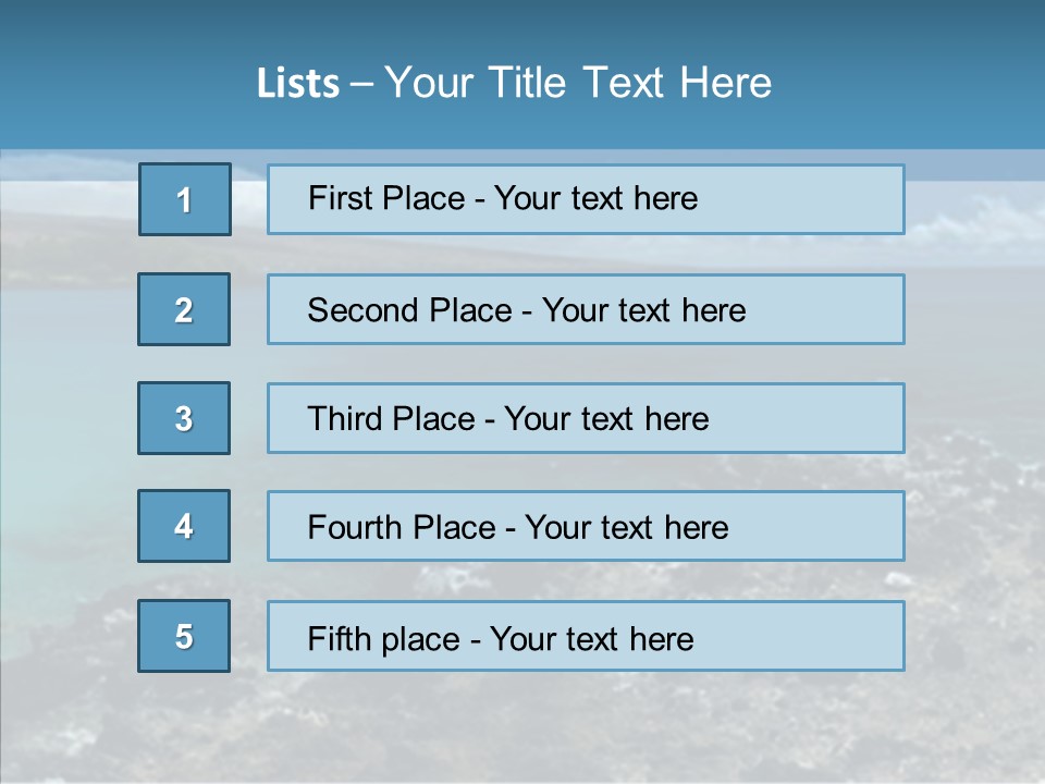 Sand Kea Aloha PowerPoint Template
