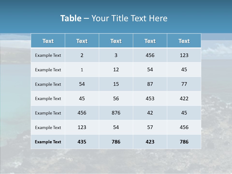 Sand Kea Aloha PowerPoint Template