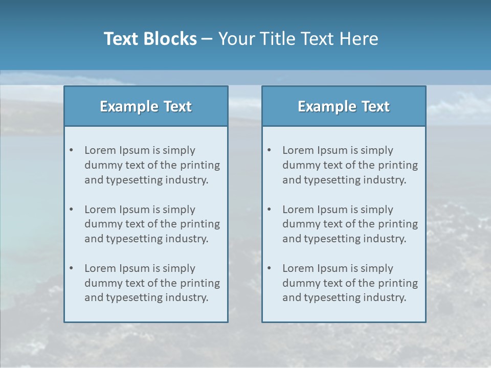 Sand Kea Aloha PowerPoint Template
