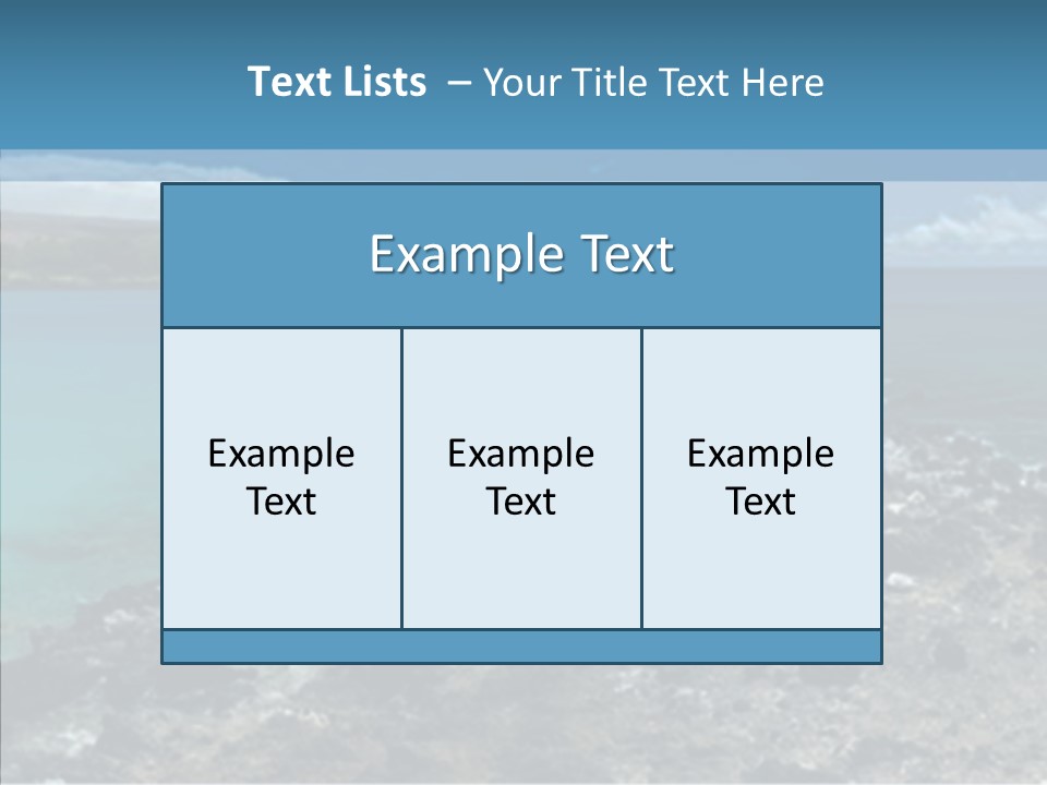 Sand Kea Aloha PowerPoint Template