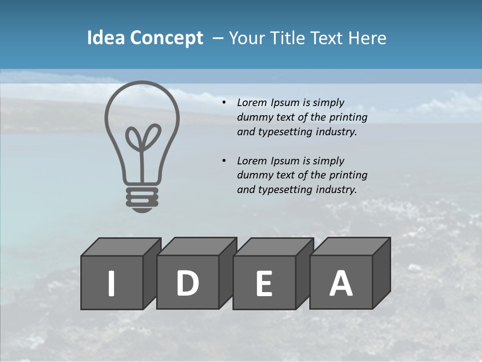 Sand Kea Aloha PowerPoint Template